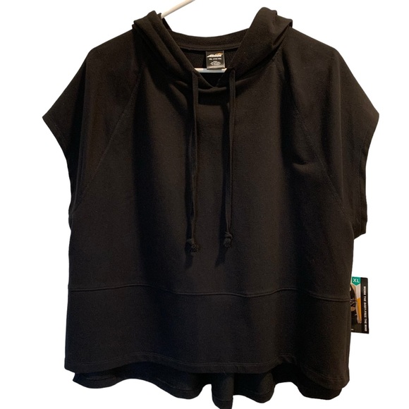 NWT. Avia Black Cropped Hoodie - XL 16-18 - Picture 12 of 12